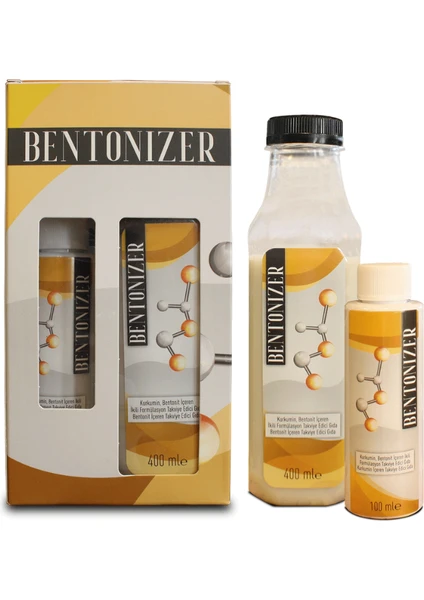 Medikil Bentonizer Kurkumin Bentonit İçeren İkili Formülasyon 400 ml + 100 ml