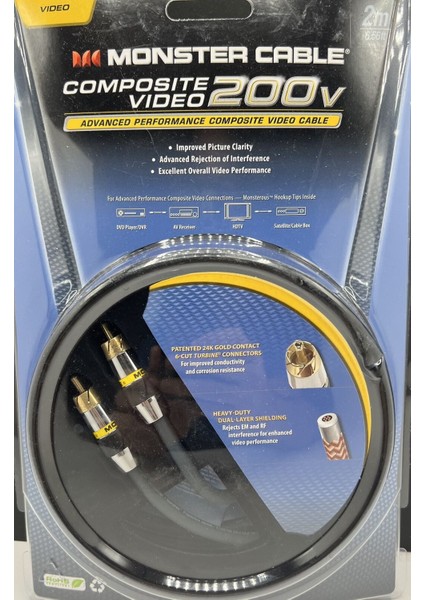 Composite Video Görüntü Kablosu 200V