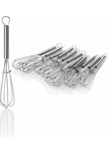 Çırpıcı Şekilli Metal Çay Kaşığı 12 Adet