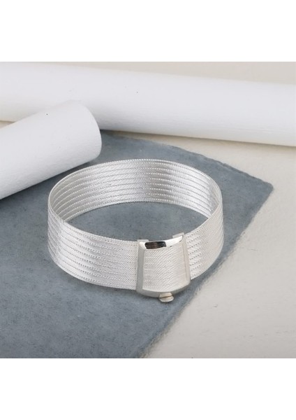 Kadın Gümüş Trabzon Hasır 9 Sıra Bileklik fiyatları