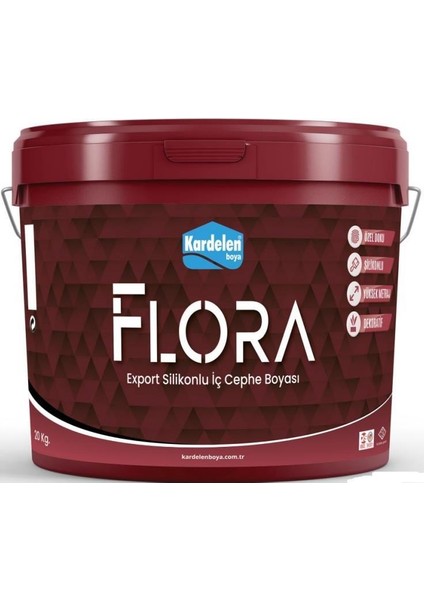 Flora Silikonlu Iç Cephe Boyası 3.5 kg