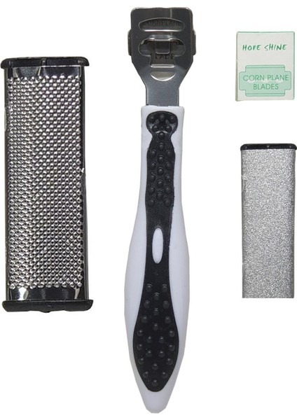 Çelik Ayak Nası Kesici Törpü Pedikür Kutu 4 Lü Set