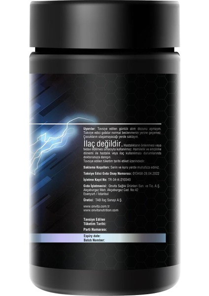 Nutrition Caffeine&l-Theanine 120 Kapsül