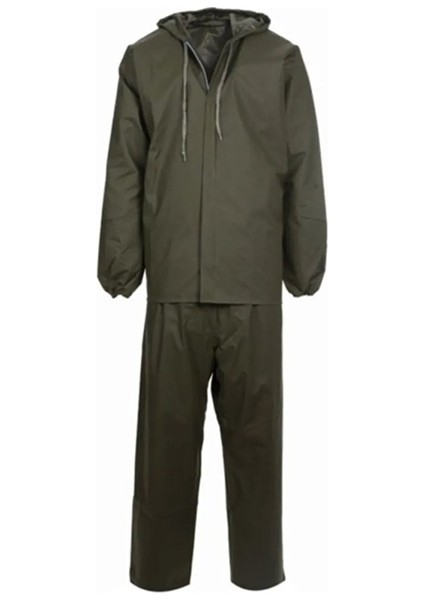 Fermuarlı Balıkçı Takım Yağmurluk