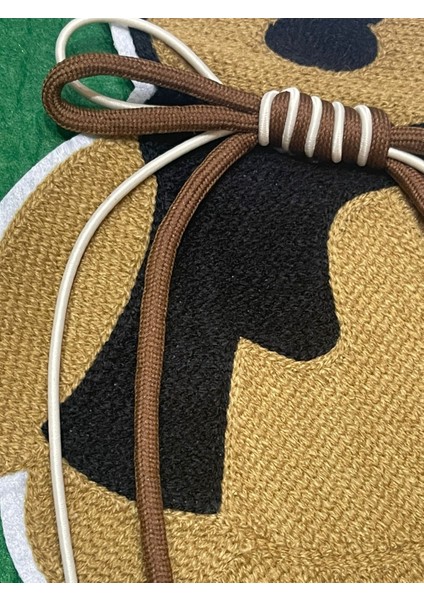 26X18 cm Fiyonklu Ipli Dokuma Kabartma Ayı Aplike Arma Dikiş Hobi Aksesuarı fiyatları