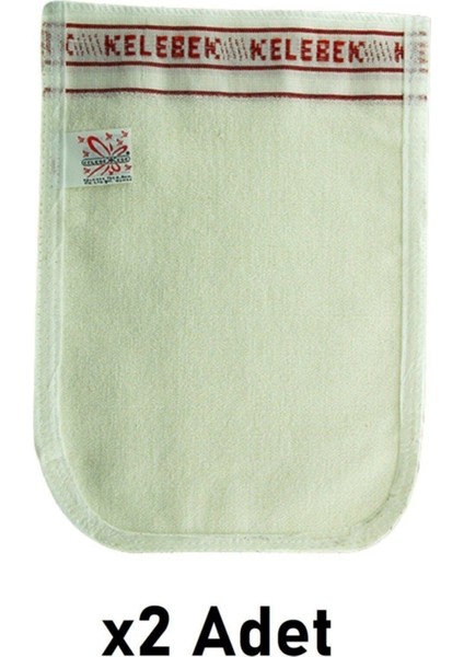 Kalın Beyaz Banyo Hamam Kesesi 2 Adet