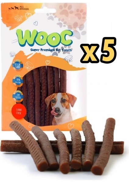 Kuzu Etli Çubuk Köpek Ödül Maması 80GR x 5 Adet