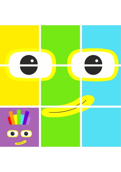 Number Blocks Matematik Eğitici Birim Küp Snapcubes /61-70 Sticker 18 Pcs modelleri