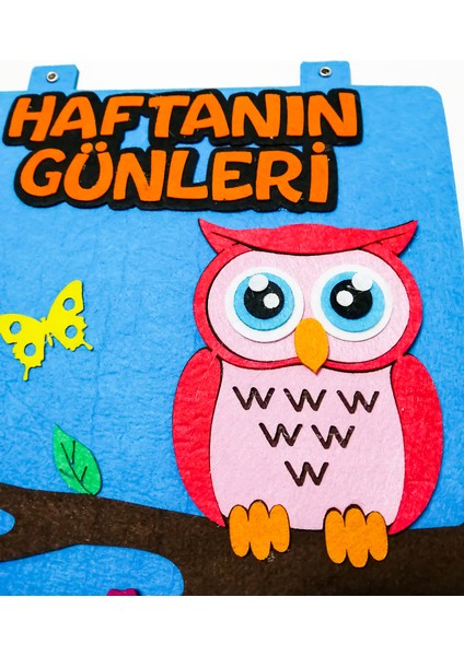 Haftanın Günleri (Keçe Eğitim Materyali) modelleri