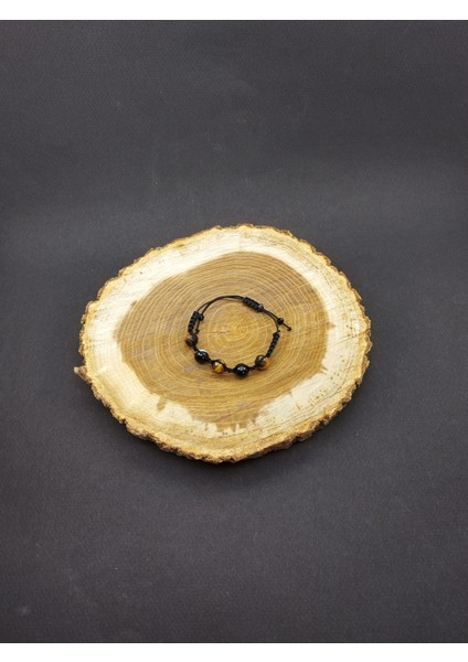 Unisex Jasper ve Akik Siyah Özel Tasarım El Örgüsü Makrome Doğal Taş Bileklik modelleri