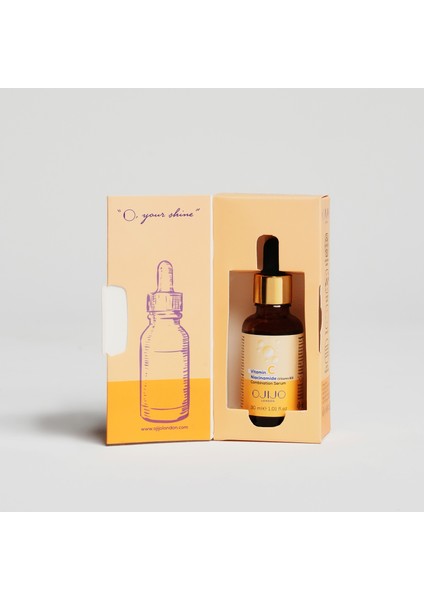 Ojijo London Leke Karşıtı Cilt Aydınlatıcı C Vitamini Serumu 30 ml Yoğun Niasinamid ve C Vitamini