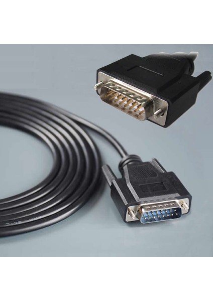 Pc-Tty Siemens S5 Serisi Plc Kablo Db9 To DB15 Programlama Kablosu fırsatları