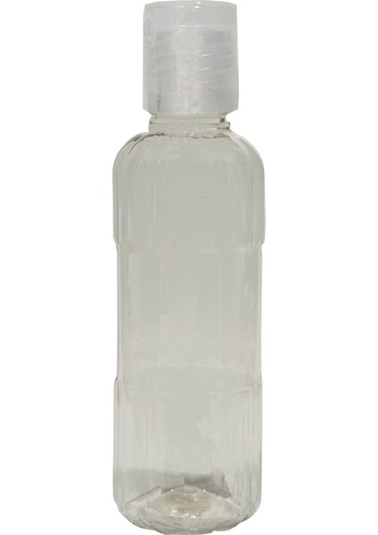 10 Adet Boş Plastik Şişe Vidalı Kapaklı Şeffaf Süt Suları, Su, Kahve, Çay Içecekler Için 200 Ml