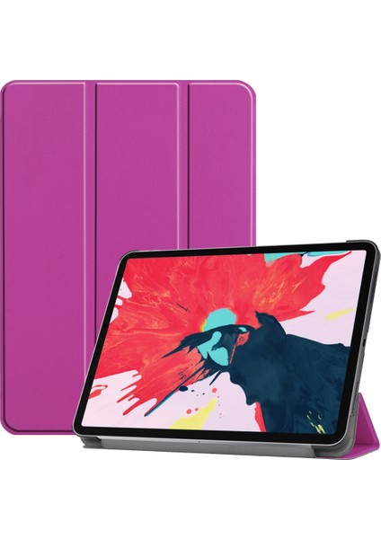 Apple iPad Pro 11 Inç 2020 Için Deri Kılıf Mor (Yurt Dışından)