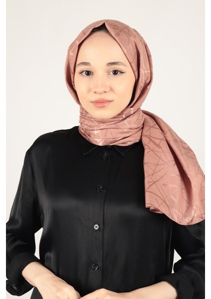 Ipeksi Jakar Italyan Şal Çizgi Desen - Bronz modelleri