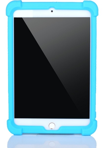 Görünmez Braketi ile Tablet Pc Silikon Koruyucu Kılıf Gökyüzü Mavi (Yurt Dışından) modelleri