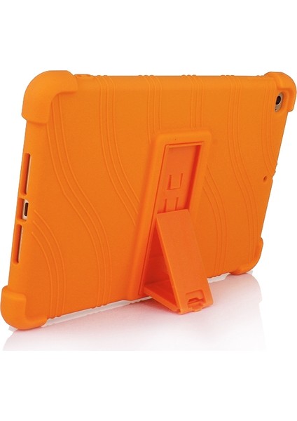 Görünmez Braketi ile Tablet Pc Silikon Koruyucu Kılıf Mor (Yurt Dışından)