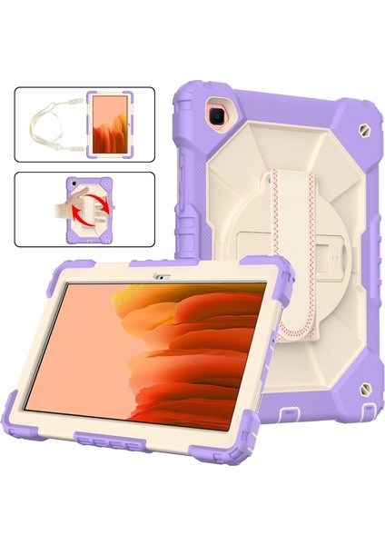 Samsung Galaxy Tab A7 T500 / T505 Kılıfı Lotus Root Purple Beige (Yurt Dışından) fiyatları
