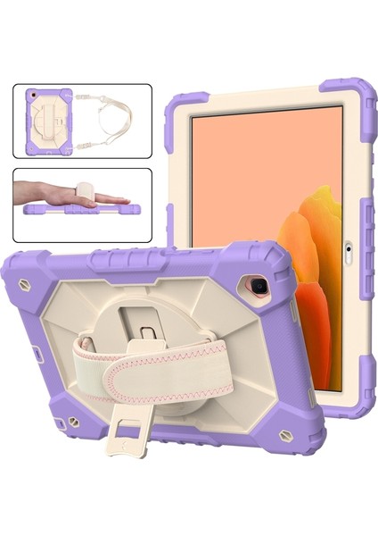 Samsung Galaxy Tab A7 T500 / T505 Kılıfı Lotus Root Purple Beige (Yurt Dışından) modelleri