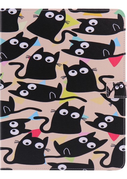 Apple iPad 4 & 3 & 2 Için Deri Kılıf Küçük Kedi (Yurt Dışından) fiyatları
