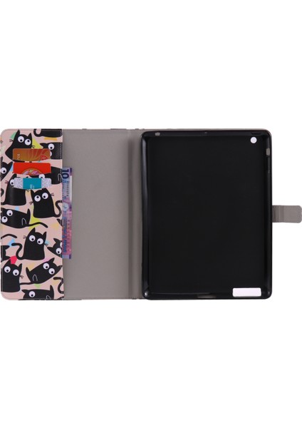 Apple iPad 4 & 3 & 2 Için Deri Kılıf Küçük Kedi (Yurt Dışından) fırsatları