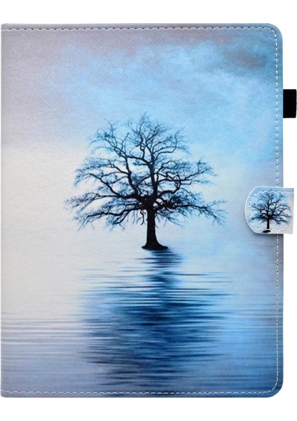 Apple iPad 4 & 3 & 2 Için Deri Kılıf Sudaki Ağaç (Yurt Dışından) fırsatları