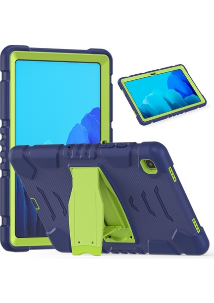 Samsung Galaxy Tab A7 T500 Pc + Silikon Kılıf Navyblue+Lime (Yurt Dışından)