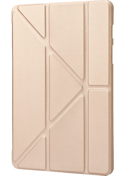 Samsung Galaxy Tab S8 / S7 Için Deri Tablet Kasası (Gold) (Yurt Dışından)