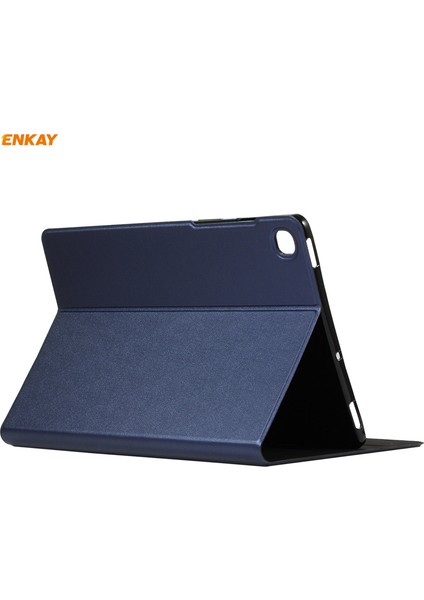 Galaxy Tab A7 10.4 2020 T500 / T505 Enkay Pu + Tpu Kılıfı Dark Blue (Yurt Dışından)