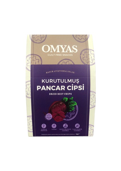 Kurutulmuş Pancar Cipsi 40 gr