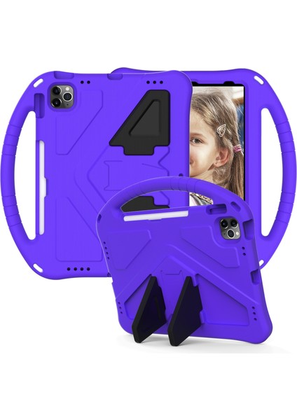 Apple iPad Pro 11 (2020 & 2018) Için Eva Daire Karşıtı Tutucu Koruyucu Kılıf Shell Falling Purple (Yurt Dışından) fiyatları