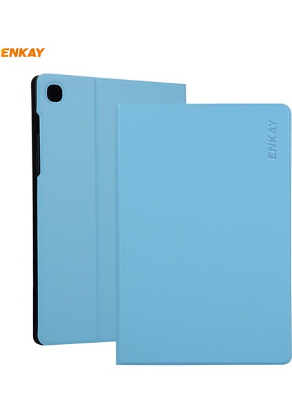 Galaxy Tab A7 10.4 2020 T500 / T505 Enkay Pu + Tpu Kılıfı Light Blue (Yurt Dışından)