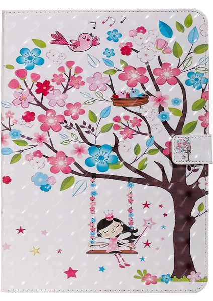 Apple iPad Pro 11 Inç 2020 Için Deri Kılıf Ağacın Altında Kız (Yurt Dışından) modelleri