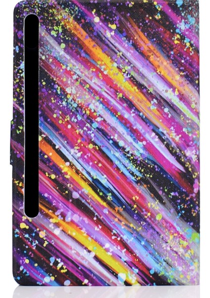 Samsung Galaxy Tab S7 11.0 T870 Renkli Çizim Kılıf Için Meteor (Yurt Dışından)