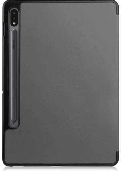 Three-Folding Tpu Tablet Case For Samsung Galaxy Tab S8 (Grey) (Yurt Dışından) modelleri