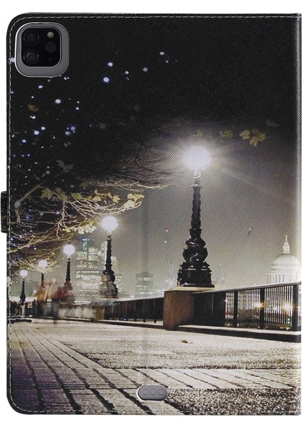 Apple iPad Pro 11 Inç 2020 Için Deri Kılıf Cityscape (Yurt Dışından) modelleri