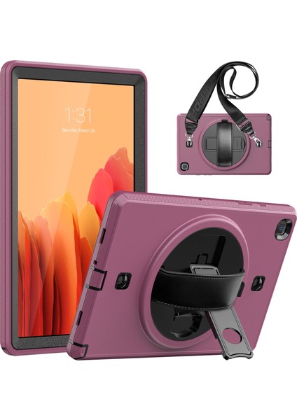 Tablet Kılıfı Için Samsung Galaxy Tab A7 10.4 T500 / T505 Dark Rose Red (Yurt Dışından)