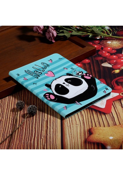 For Apple iPad Pro 11 (2020) Leather Case Love Panda (Yurt Dışından)