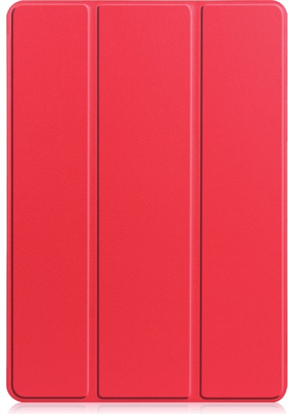 Three-Folding Tpu Tablet Case For Samsung Galaxy Tab S8 (Red) (Yurt Dışından)