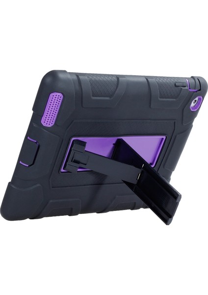 IPAD 4/3/2 Için Silikon + Pc Kılıfı Black + Purple (Yurt Dışından) fırsatları