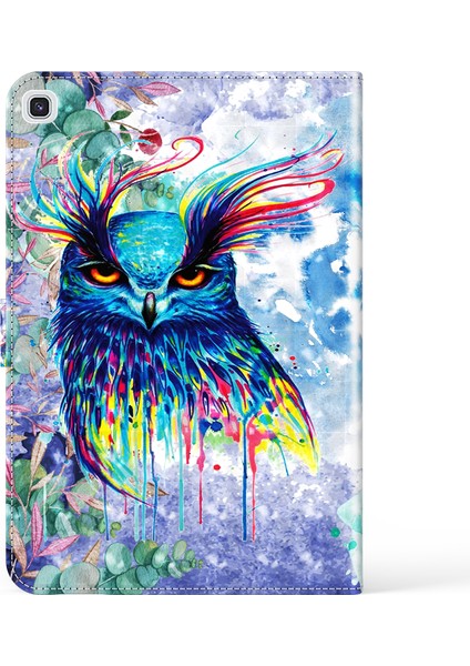 Samsung Galaxy Tab A7 SM-T500 Için Deri Tablet Kılıfı Baykuş (Yurt Dışından) modelleri