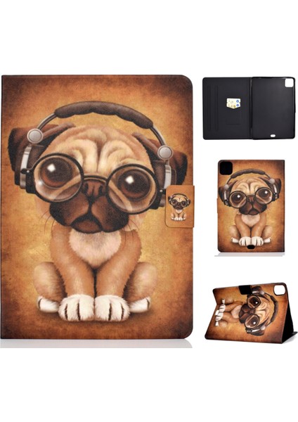 Apple iPad Pro 11 Inç 2020 Için Deri Kılıf Shar Pei (Yurt Dışından)