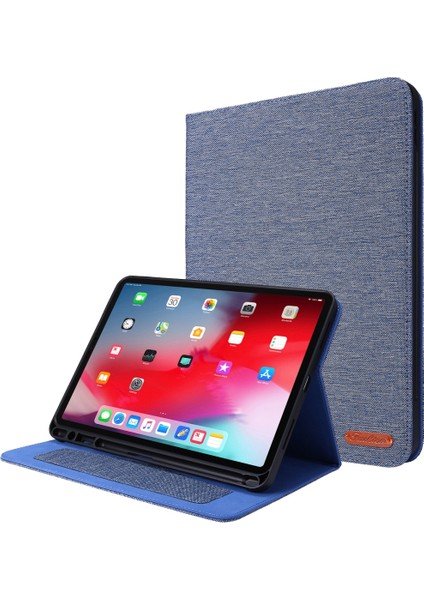 Apple iPad Pro 11 Inç 2020 Için Deri Kılıf Koyu Mavi (Yurt Dışından)