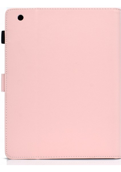 Apple iPad 4 & 3 & 2 Için Deri Kılıf Pembe (Yurt Dışından)