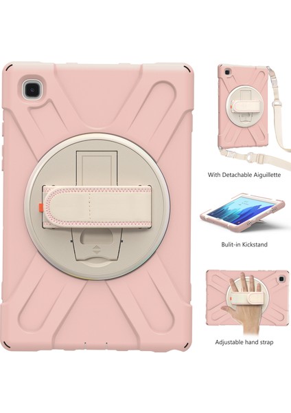 Samsung Galaxy Tab A7 (2020) T500 Silikon + Pc Kasa Için Sakura Pink (Yurt Dışından) fiyatları