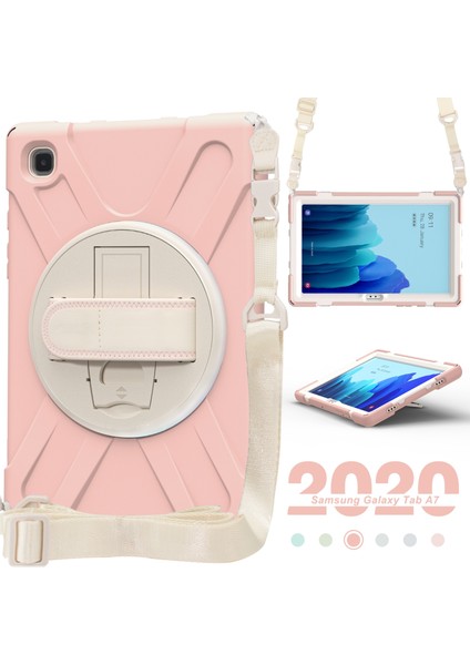 Samsung Galaxy Tab A7 (2020) T500 Silikon + Pc Kasa Için Sakura Pink (Yurt Dışından) fırsatları
