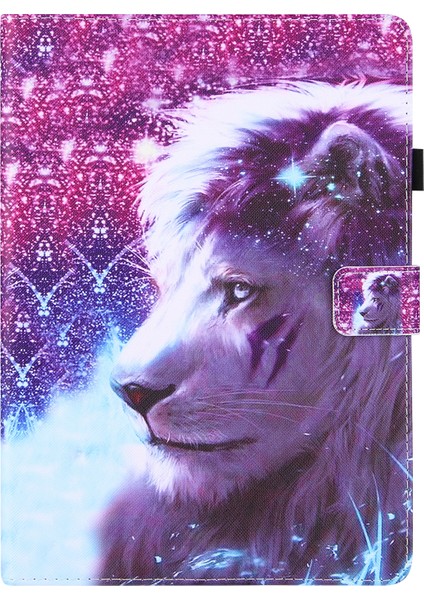 Samsung Galaxy Tab A7 (2020) T500 Deri Kılıf Lion (Yurt Dışından)