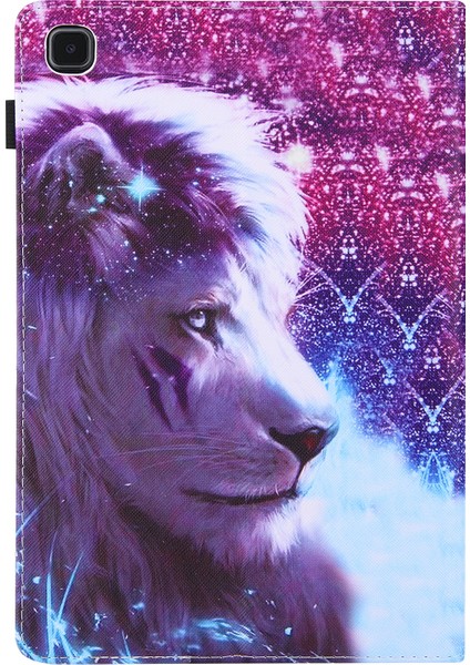 Samsung Galaxy Tab A7 (2020) T500 Deri Kılıf Lion (Yurt Dışından)