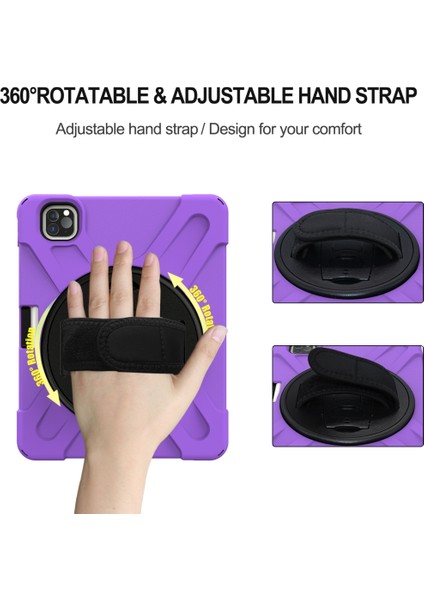 Apple iPad Pro 11 Inç 2020 Için Zor Durumda Mor (Yurt Dışından) modelleri