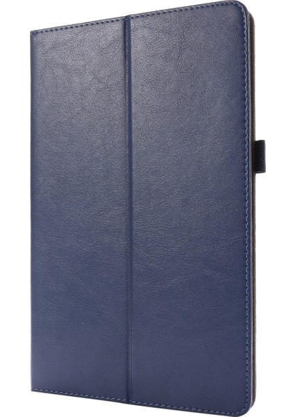 Samsung Galaxy Tab A7 (2020) Deri Kılıf Dark Blue (Yurt Dışından)